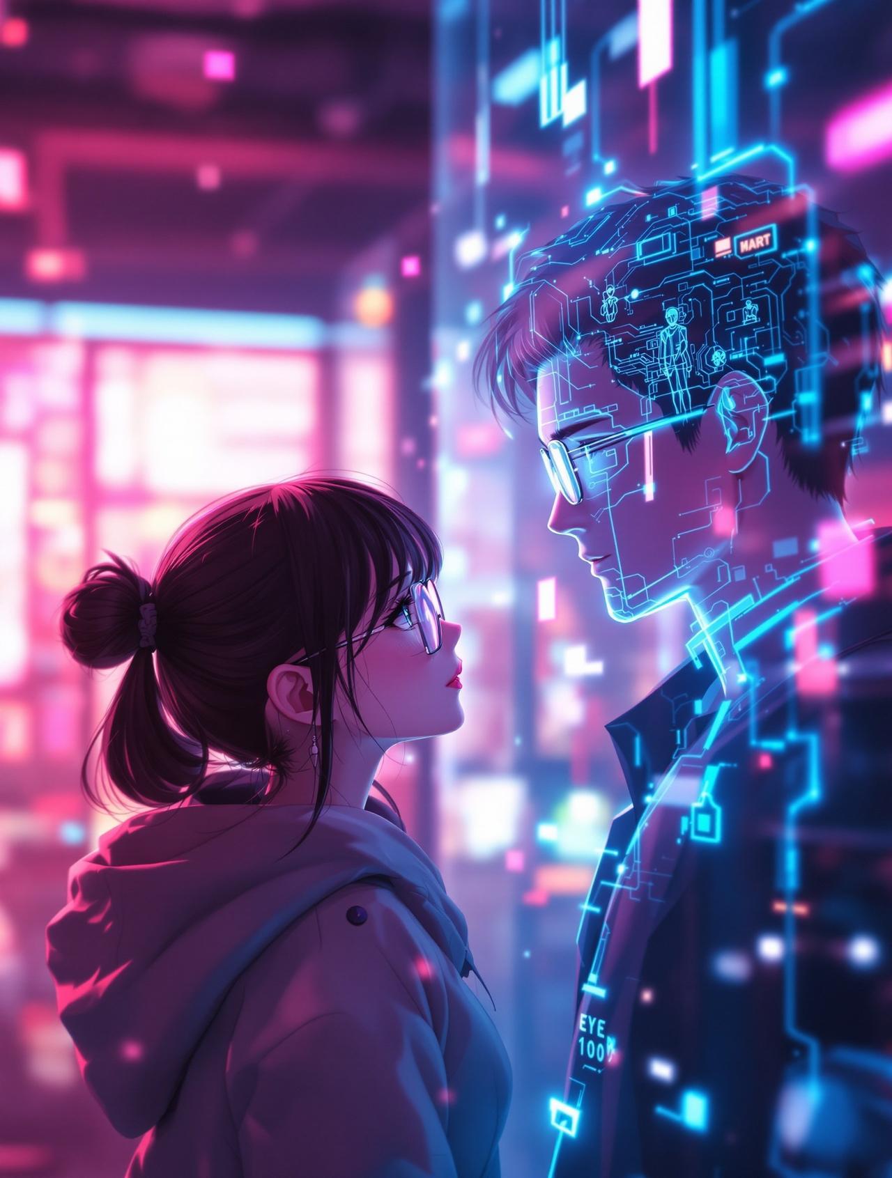漫剧工厂《我的男友是AI》封面 - 校园初恋
