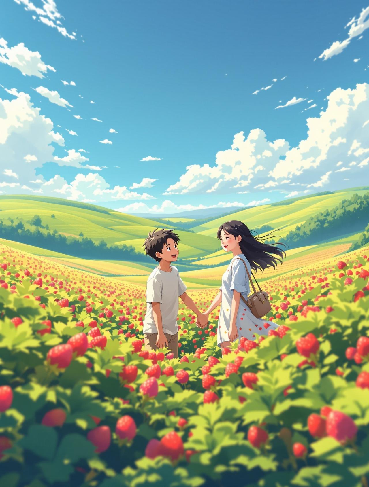 漫剧工厂《草莓味的夏天》封面 - 校园初恋